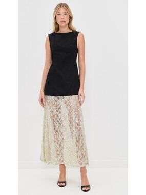 tularosa linen midi dress spritz TULAROSA LINEN MIDI DRESS SPRITZ